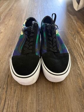 Vans Iridescent Purple-Green Old Skool Sneakers